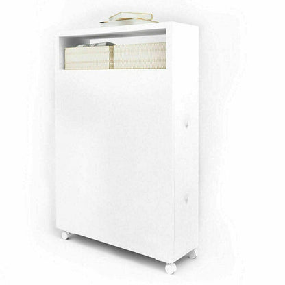 Slim Bathroom Storage Cabinet with 2 Slide Out Drawers