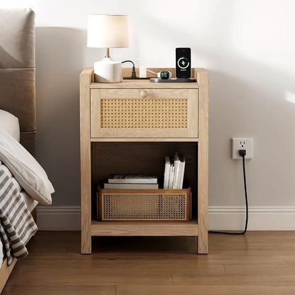 Arbor Home™ The Connected Rattan Bedside Set of 2