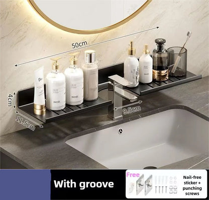 Arbor Home™ The Floating Metallic Vanity Shelf