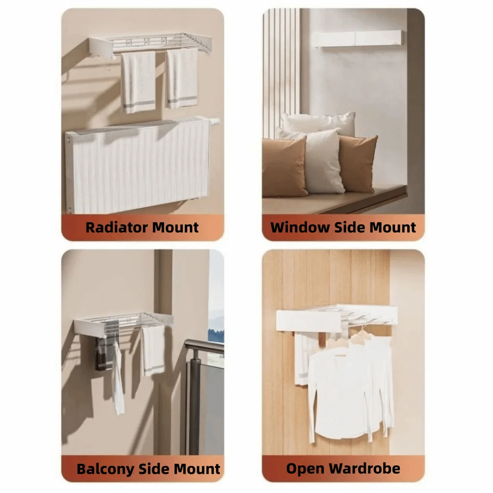 Arbor Home™ The Invisible Retractable Rack